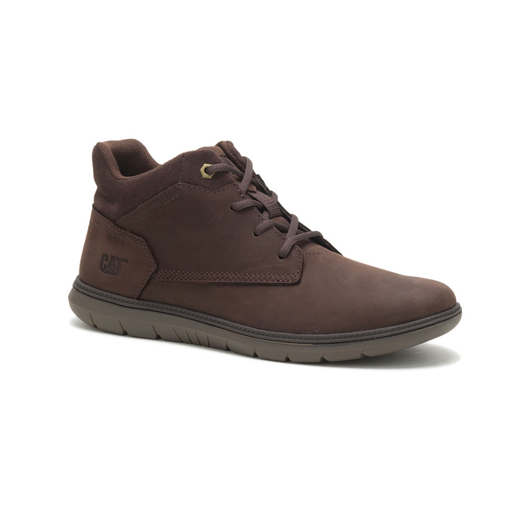 Caterpillar Shoes Karachi - Caterpillar Roamer Mid 2.0 Mens Sneakers Coffee (309175-UWD)